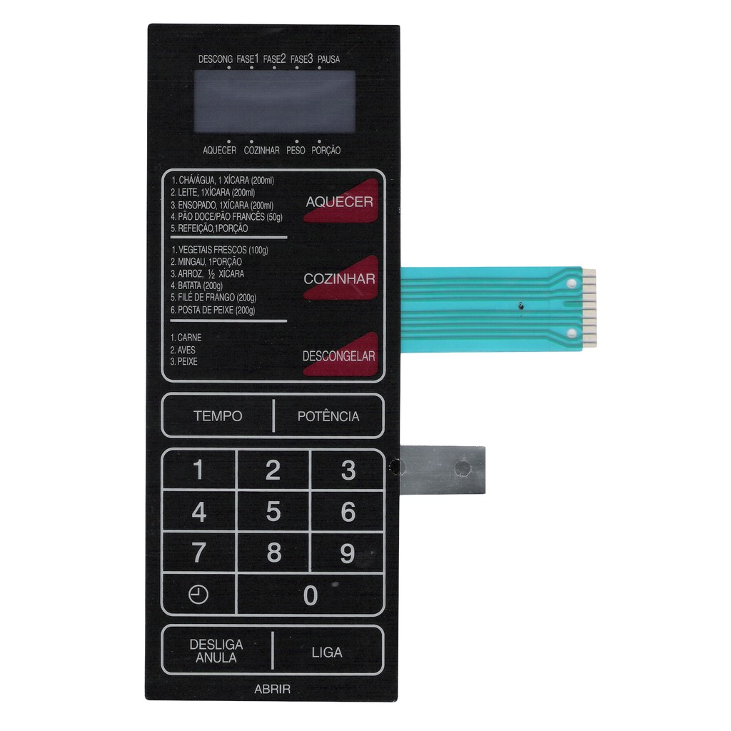 MEMBRANA MICRO-ONDAS COMPATÍVEL COM PHILCO PMW100 PMW 100 PMW 101 PMW101