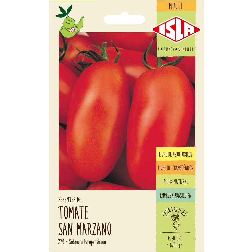 Sementes Tomate San Marzano (Italiano) Sem Agrotóxico Isla em Oferta na Shopee