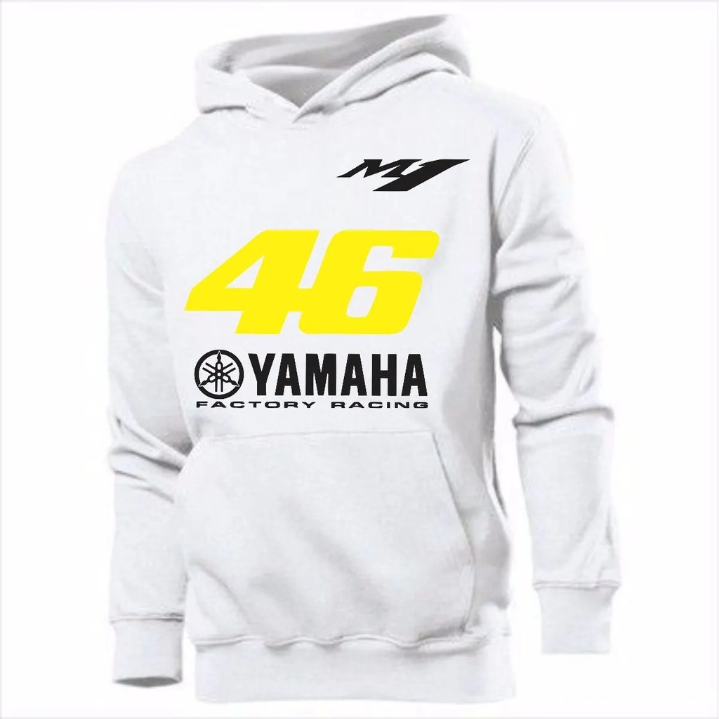 Blusa Moleton Valentino Rossi 46 Yamaha M1 Moto Corrida Frio | Shopee Brasil
