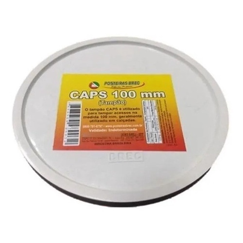 Tampão Tampa Ralo Cego Caps 100mm 4 Polegadas em Oferta na Shopee