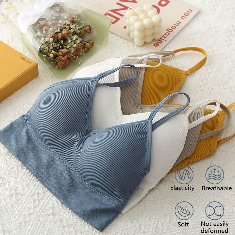 Sutiã Top Esportivo Sem Costas Sem Anel Estilo Camisola | Shopee Brasil