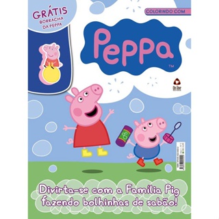 Colorindo com Peppa: Diverta-se com a família Pig em Oferta na Shopee