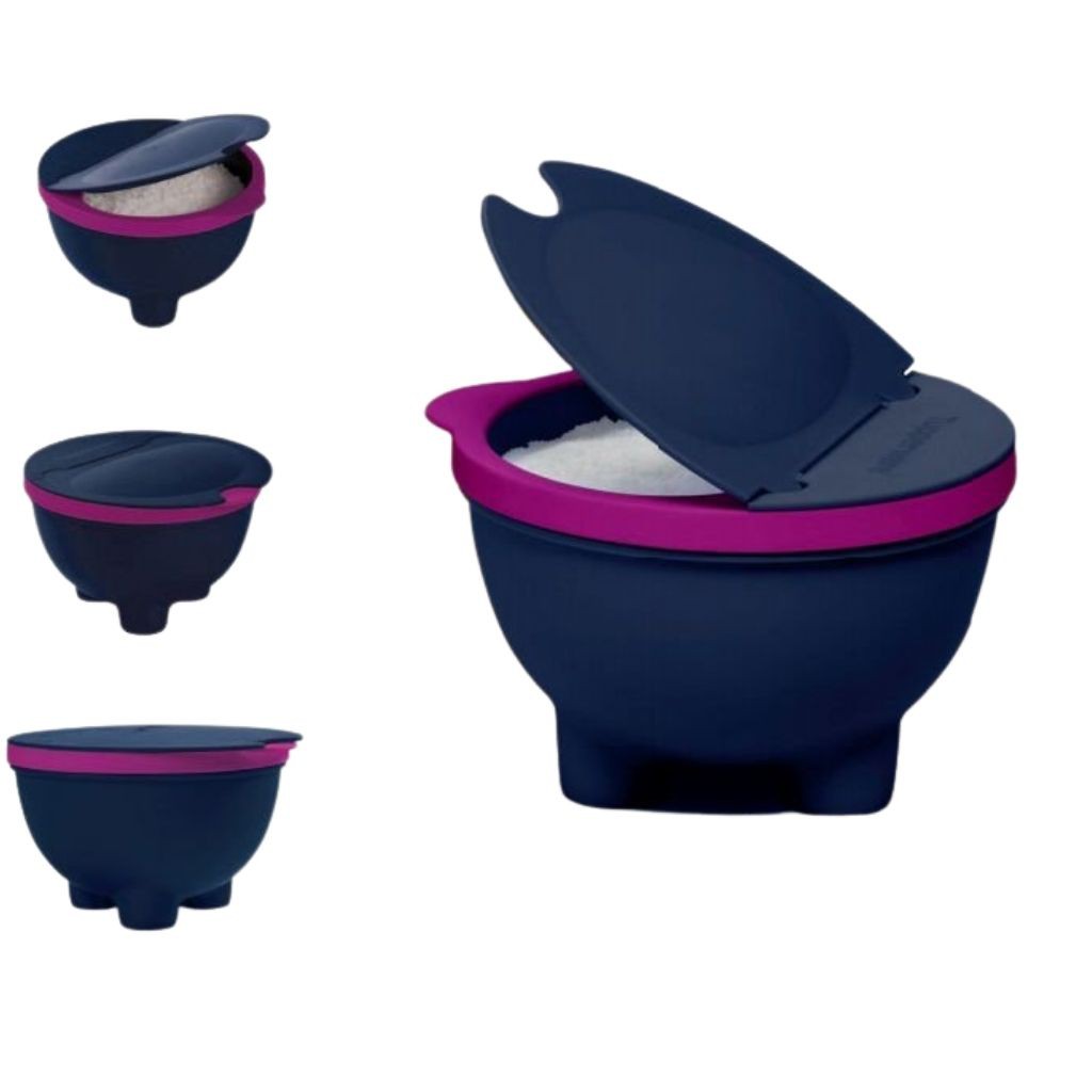 Tupperware Saleiro Chef Azul e Framboesa 450g | Shopee Brasil