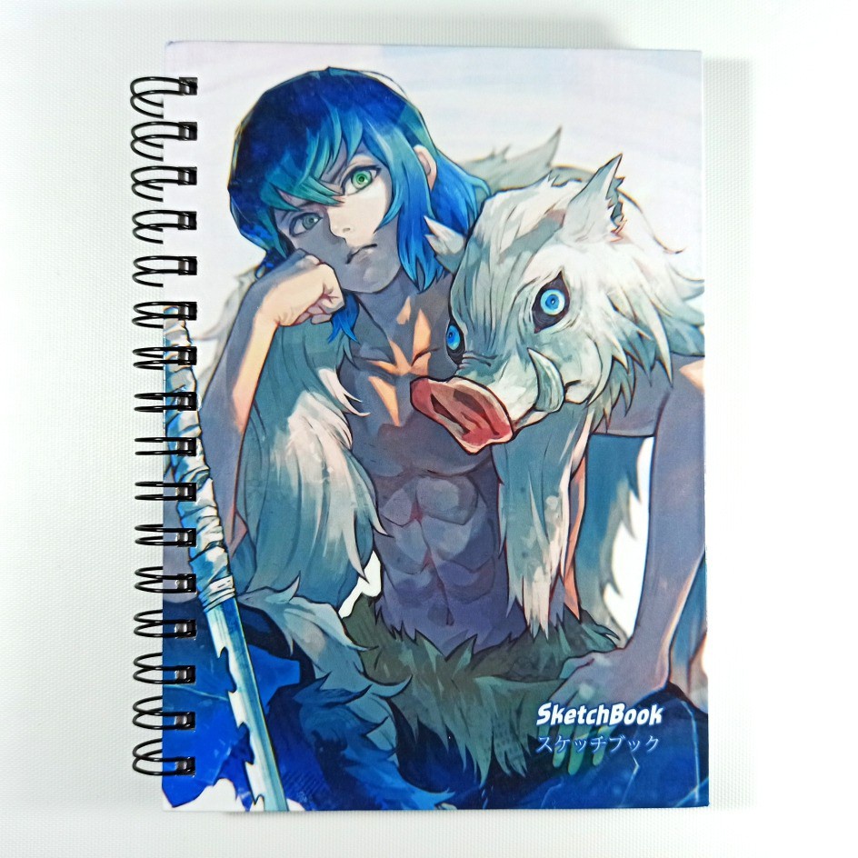 Sketchbook Anime Demon Slayer Hashibira Inosuke Kimetsu no Yaiba ...