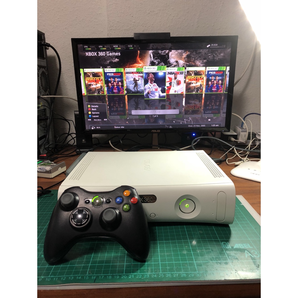 Microsoft Xbox 360 Fat 120gb Usado - Destravado LTU Rgh 3.0