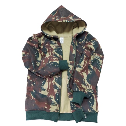 Jaqueta Camuflado Militar De Moletom Masculino Adulto Joven