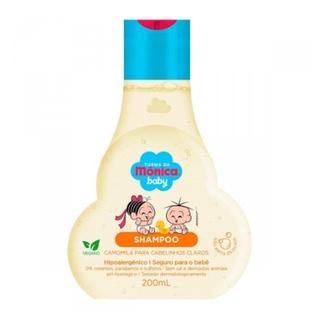 Shampoo Camomila para Cabelinhos Claros Turma da Mônica 200ml