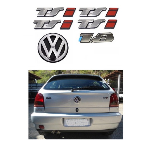 Kit Emblema Gol Tsi 1.8 Volkswagen Mala - Gol Bola