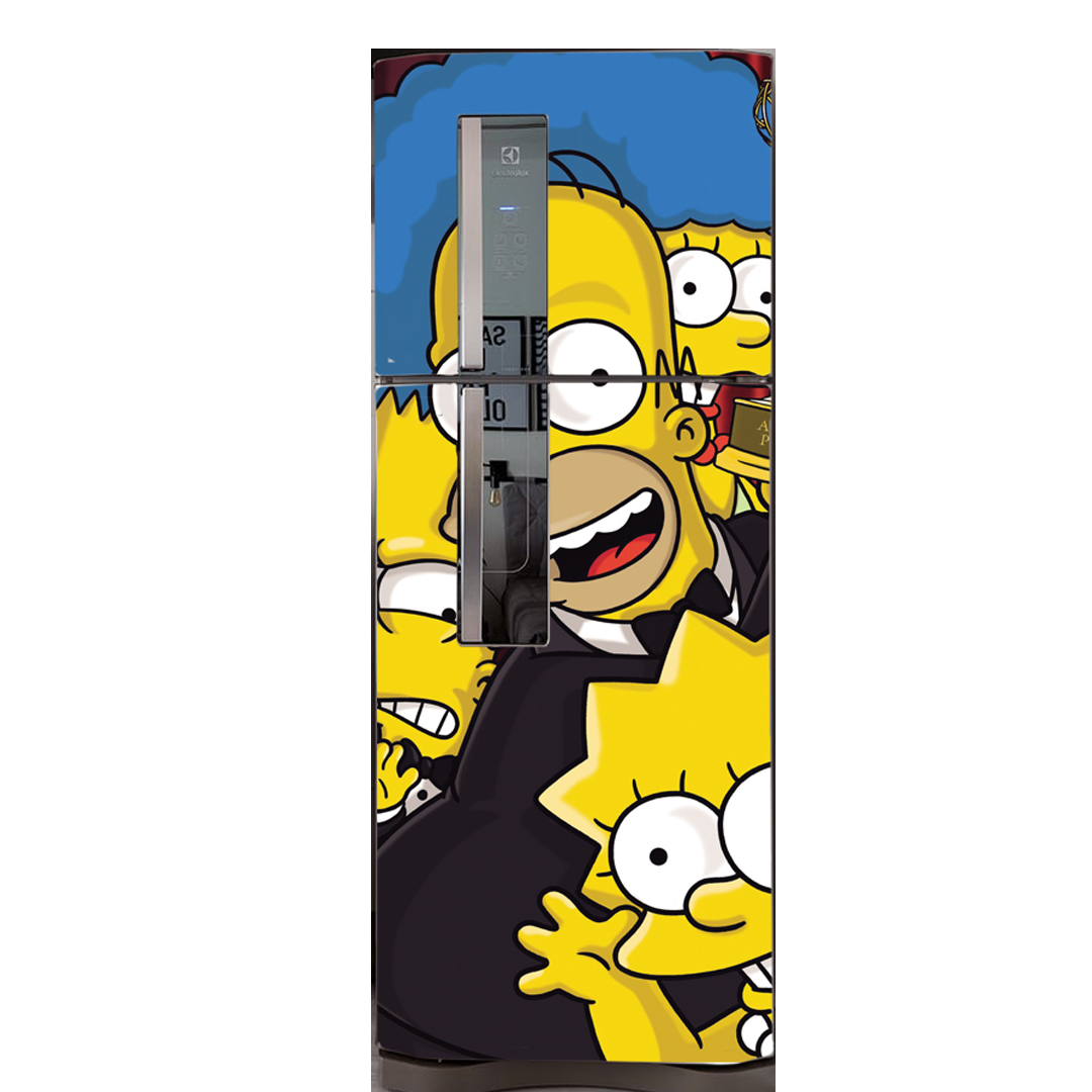 Adesivo De Geladeira Simpsons Ref094 Shopee Brasil