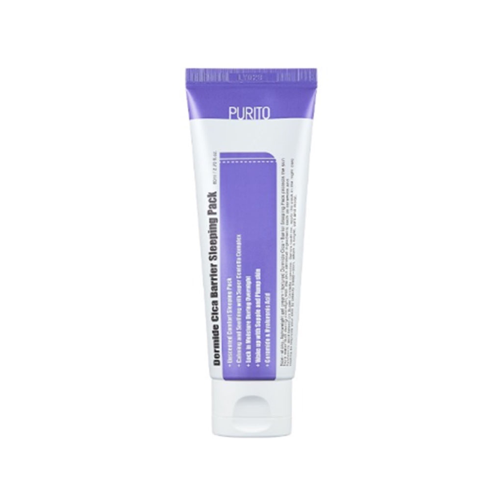 Purito dermide creme facial para cuidados da pele, ideal para uso noturno - 80ml