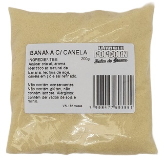 Caramelo para Pipoca Doce - Banana com Canela 200g