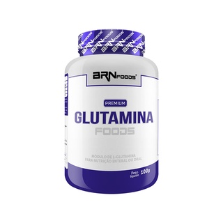 Glutamina - Premium Foods 100g - BRN Foods - Para Recuperação Muscular e Performance