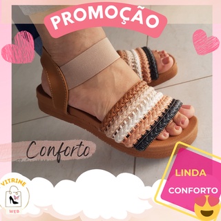 Sandalia Ortopedica Feminina Chinelo Ortopedico Feminino Confortavel Anabela Macio Femenina