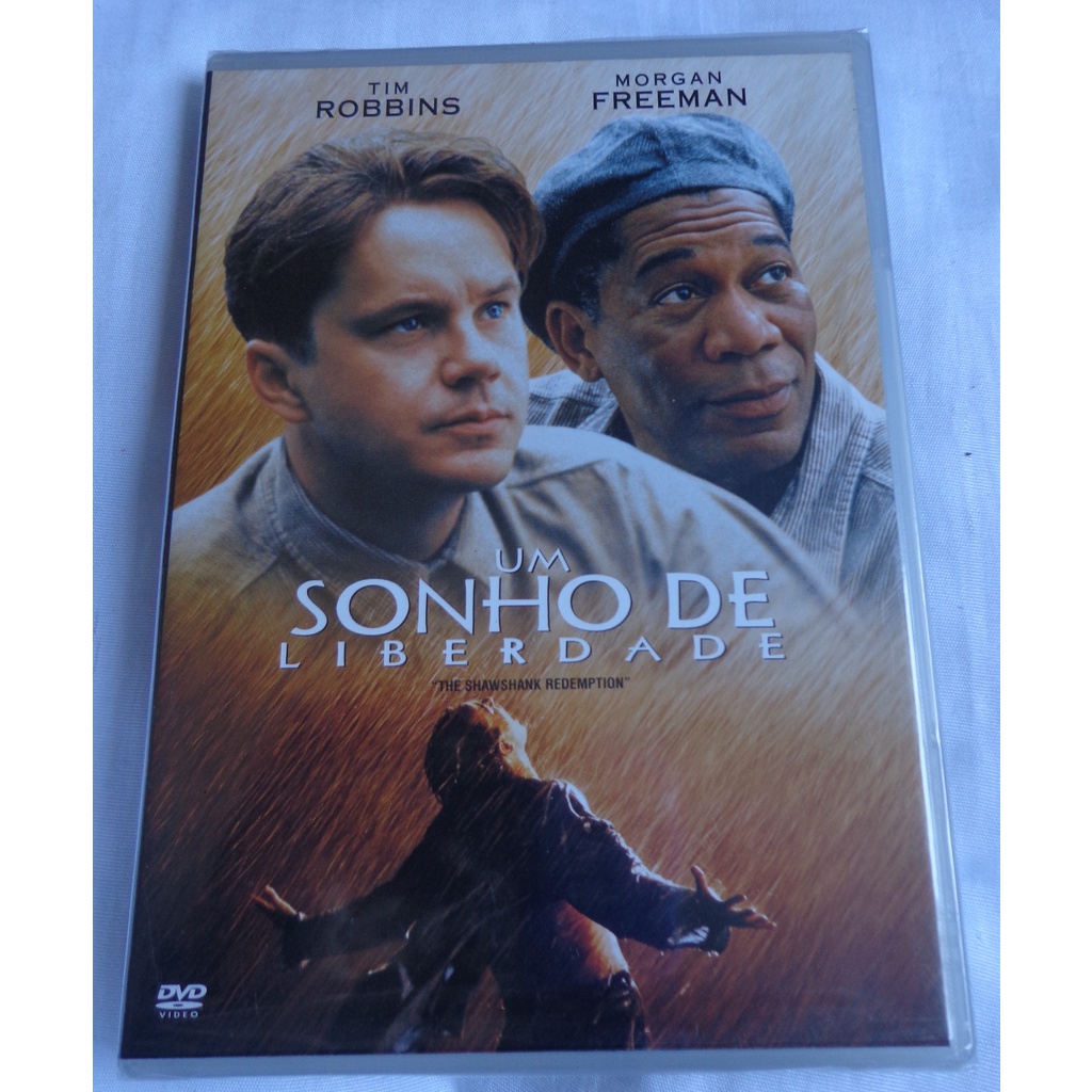 Um Sonho de Liberdade Tim Robbins Morgan Freeman Dvd Novo