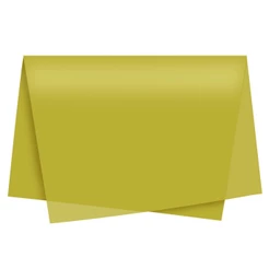 Papel de Seda - 48x60cm - Ouro - 10 folhas - Rizzo