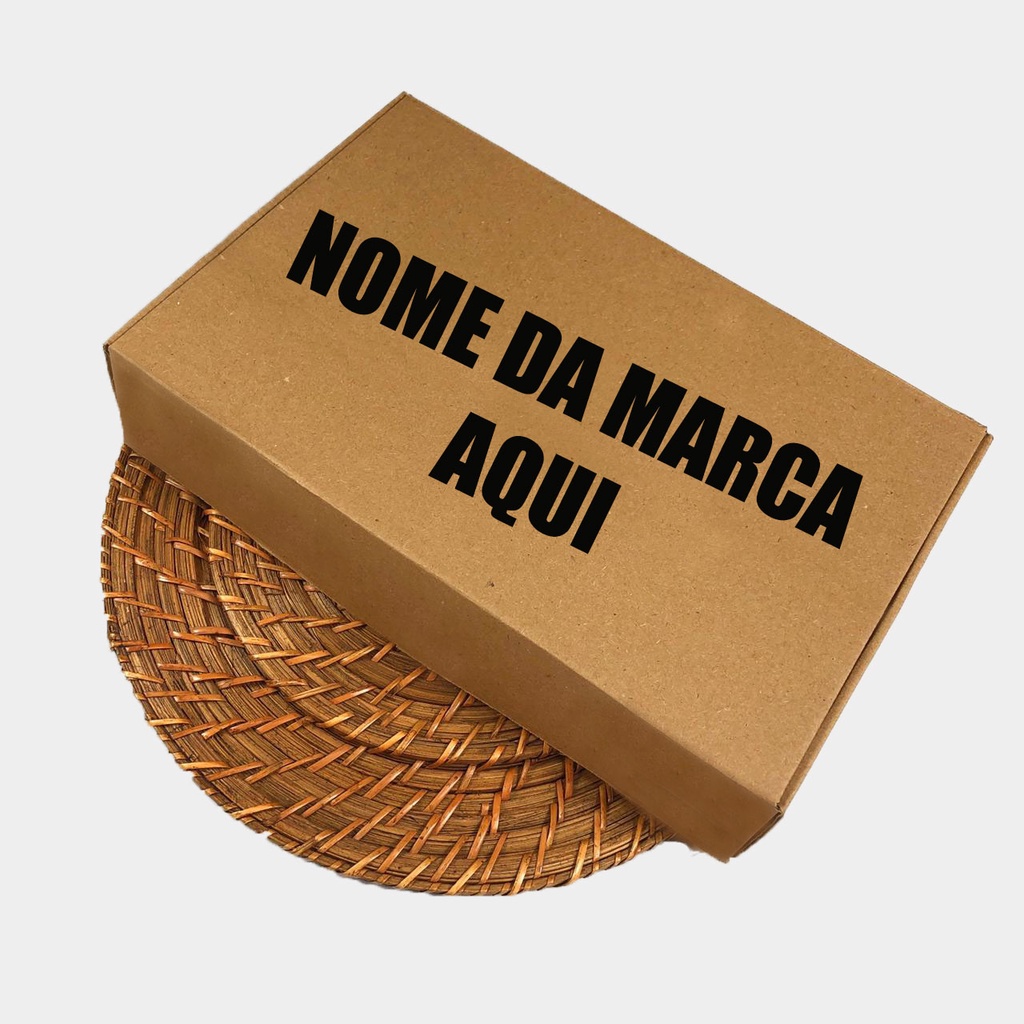 Caixinha de Papelão para Chinelo Rasteiras Sandalias Caixa para Envio