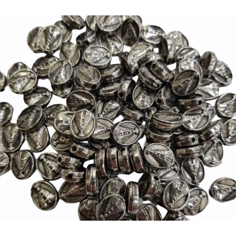 50 Entremeio Nossa Senhora Aparecida Níquel velho em Oferta na Shopee