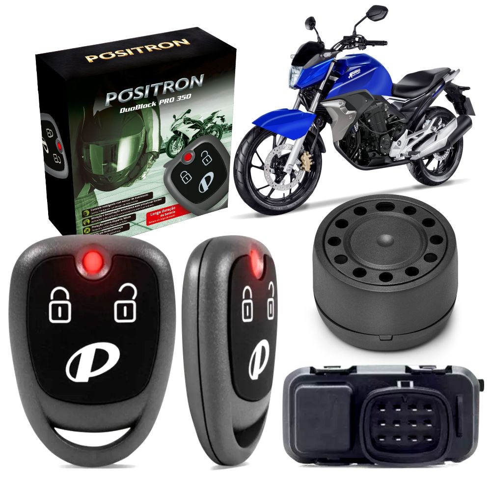 Alarme Moto Positron Universal Presença G8 Duoblock Prog8 em Oferta na Shopee