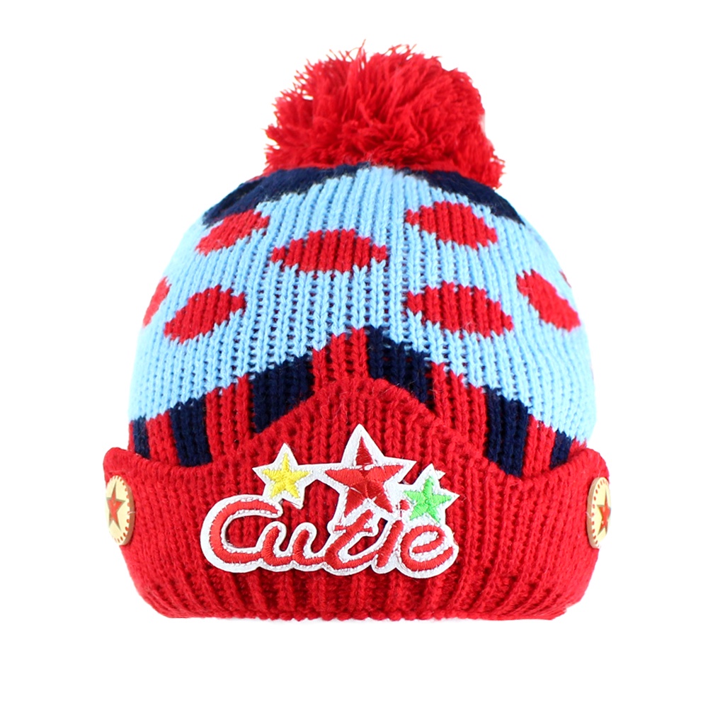 Gorro Touca Infantil Criança Menino Menina Tricotado Quente Fashion