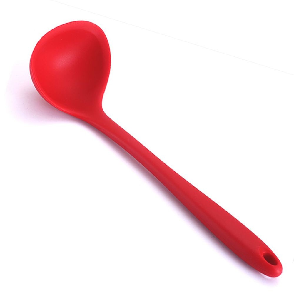 Concha Feijão Cozinha Silicone Vermelha Utensilio De Cozinha
