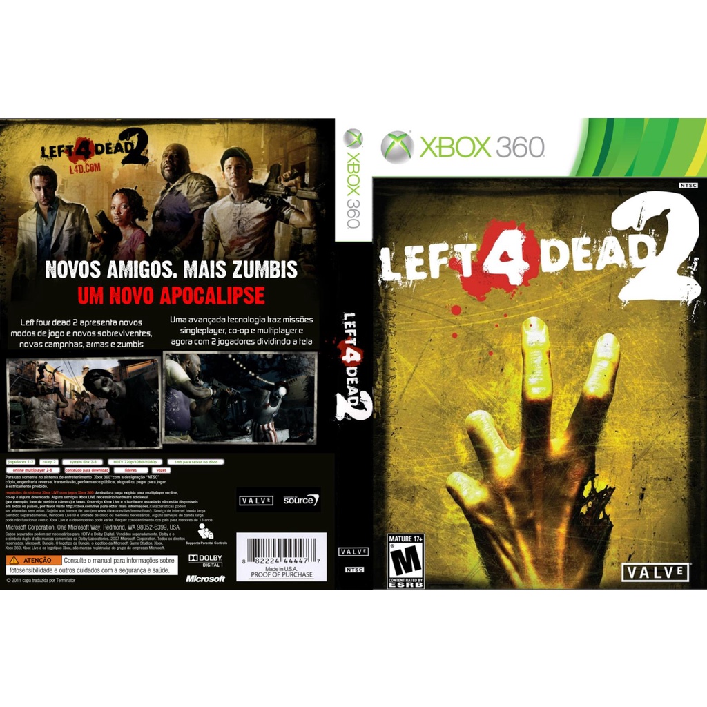 Left 4 Dead 2 [ Xbox 360 LT 3..0 ou RGH 3.0 ]