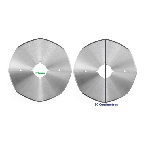 Disco Oitavado P/ Máquina De Cortar Tecido 4 Polegadas C/ 3
