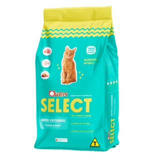 Ração Quatree Select Gatos Castrados Frango e Arroz - 20kg em Oferta na Shopee
