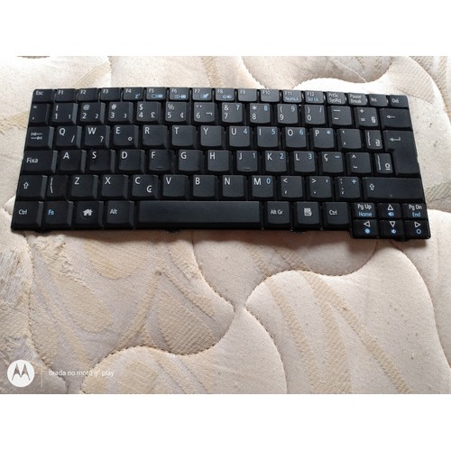 Teclado usado Netbook Acer Aspire Series modelo Zg5 em bom estado