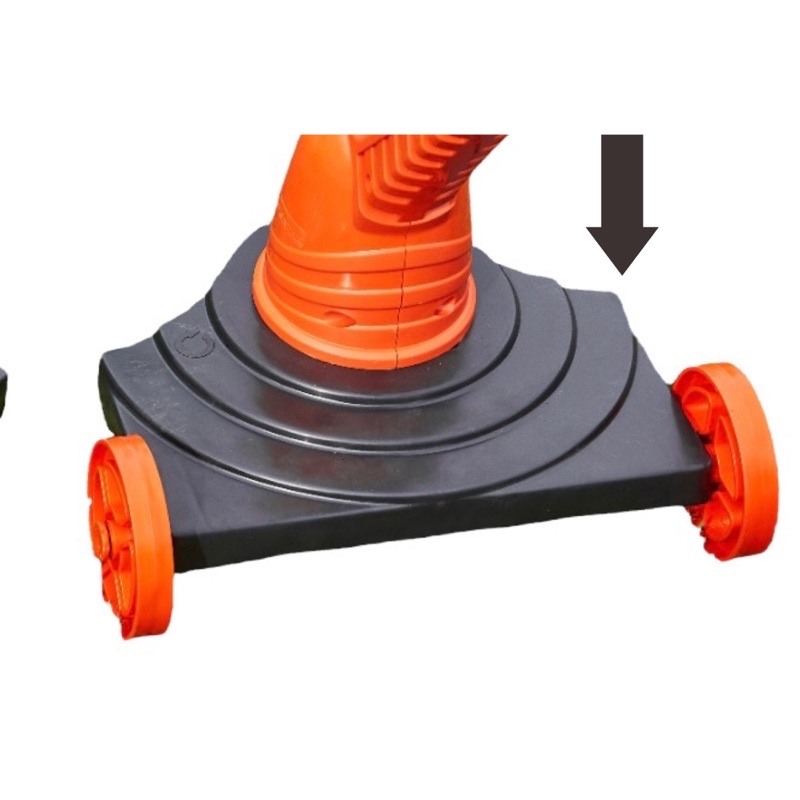 Adaptador com rodas para cortador de grama
