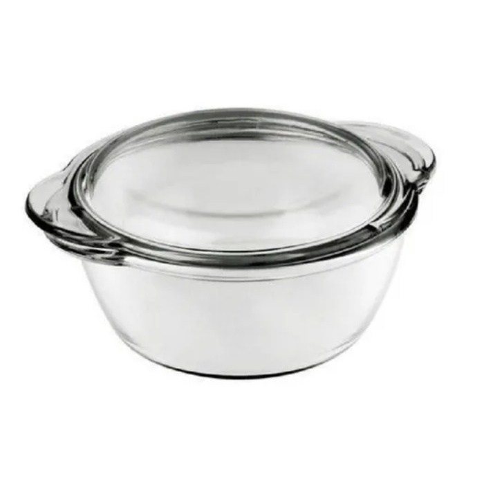 Assadeira Terrina Redonda 1 Litro Com Tampa - Marinex -3707