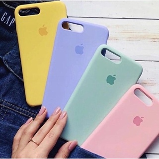Capa Capinha Aveludada com logo iPhone 6, 7/8, 7/8Plus,XR, 11