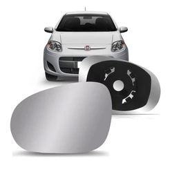 Lente Espelho C/ Base Retrovisor Palio Attractive 2012