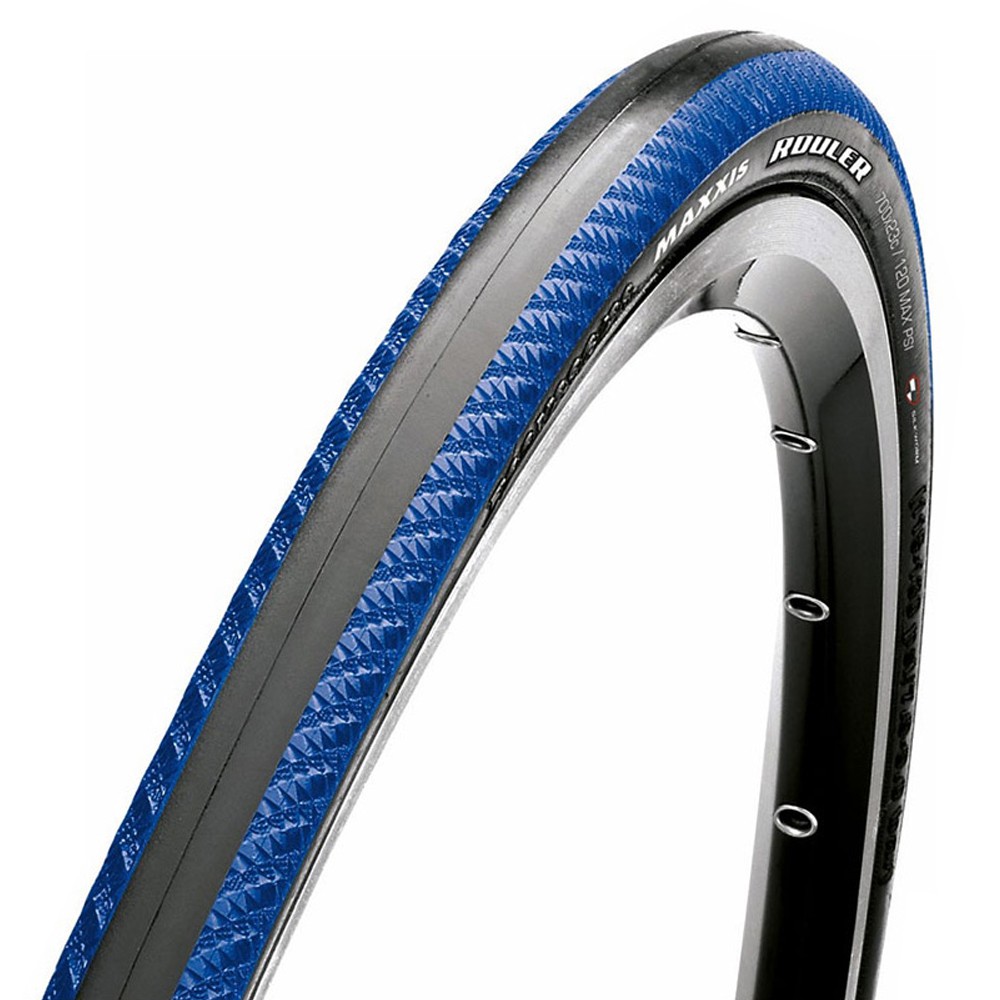 Pneu Maxxis Rouler 700x23C Dobrável Kevlar Fx Azul