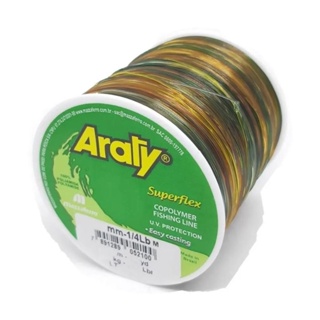 Linha Monofilamento Araty Superflex 1/4 LB MultColor – Mazzaferro 720mts - 0,40mm em Oferta na Shopee