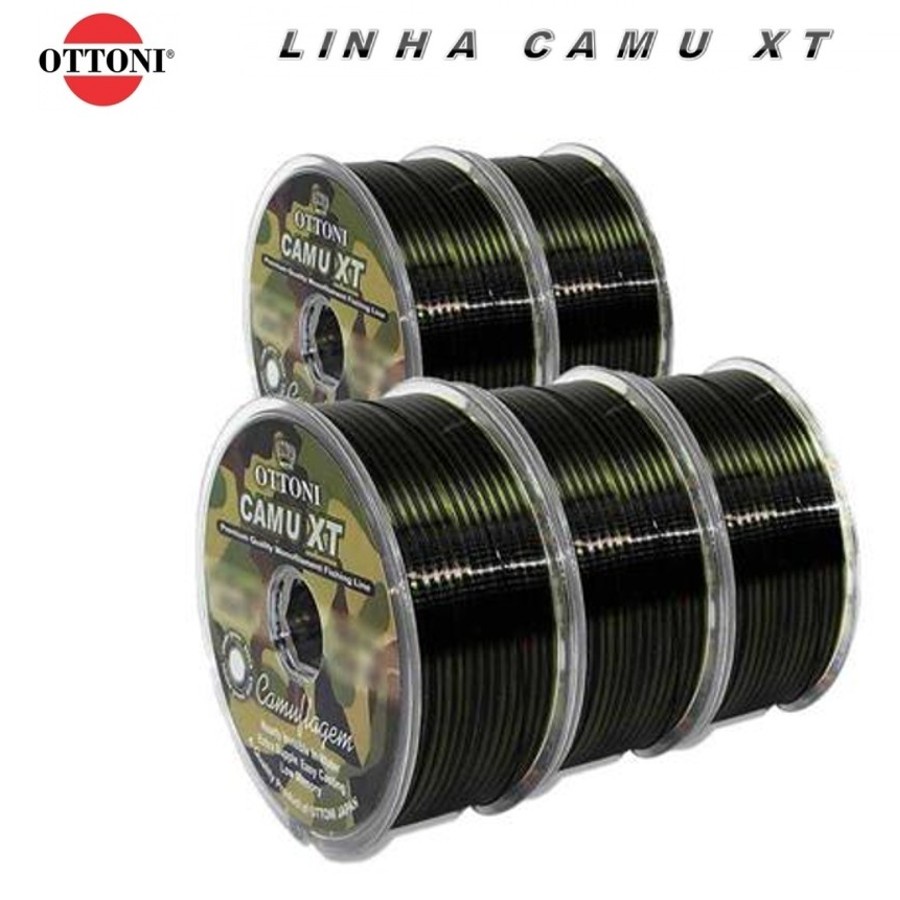 Linha Monofilamento Camu Xt Ottoni Carretel 100 metros vários diâmetros carretel contínuos
