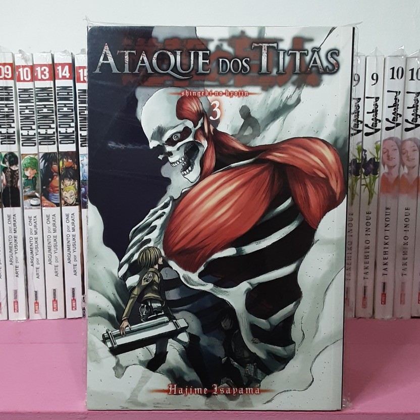 Ataque dos Titãs (Attack on Titan - shingeki no kyojin) Mangá Novo Lacrado  (Volumes 18,28,29)