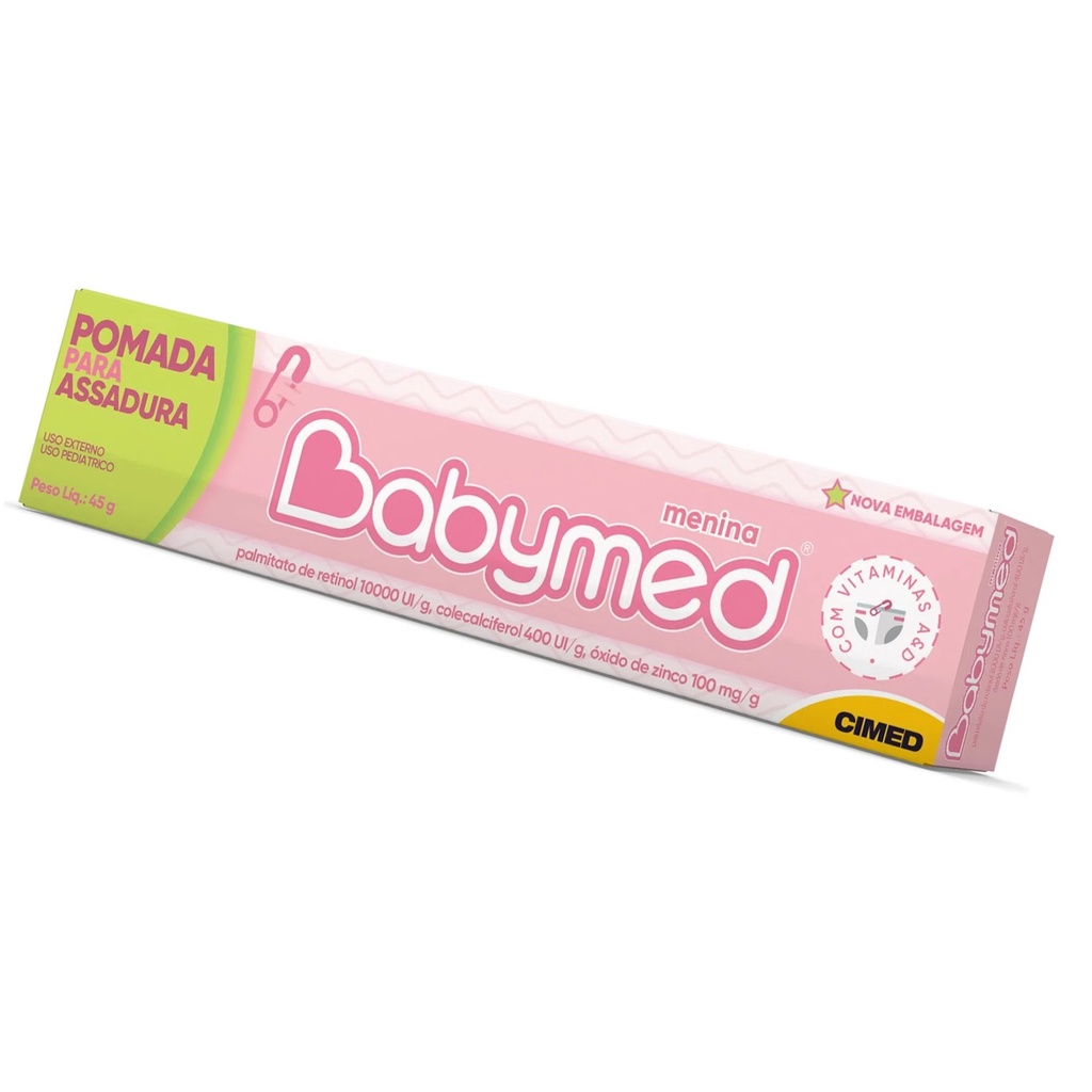 BABYMED Pomada  Menina 45G Rosa