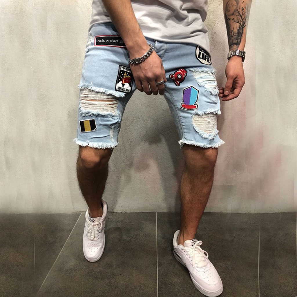 short jeans curto masculino