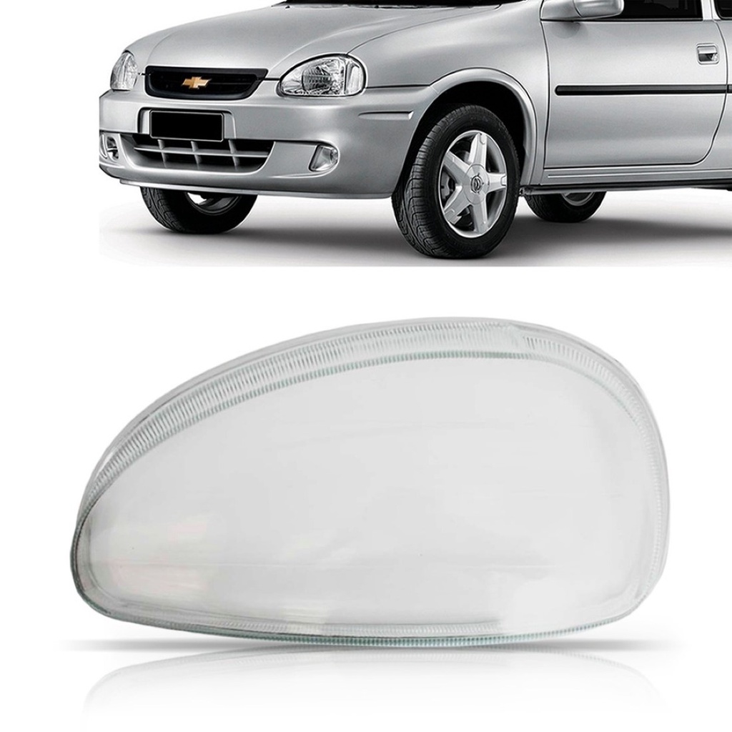 Lente Farol Corsa 2000 2001 2002 Vidro em Oferta na Shopee