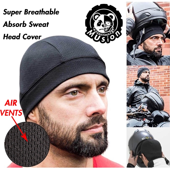 Musion 10k Vento Absorver O Suor Tampa Da Cabeça Super Legal Sob O Capacete Interno Cap Buff Meia Cap Para Esportes