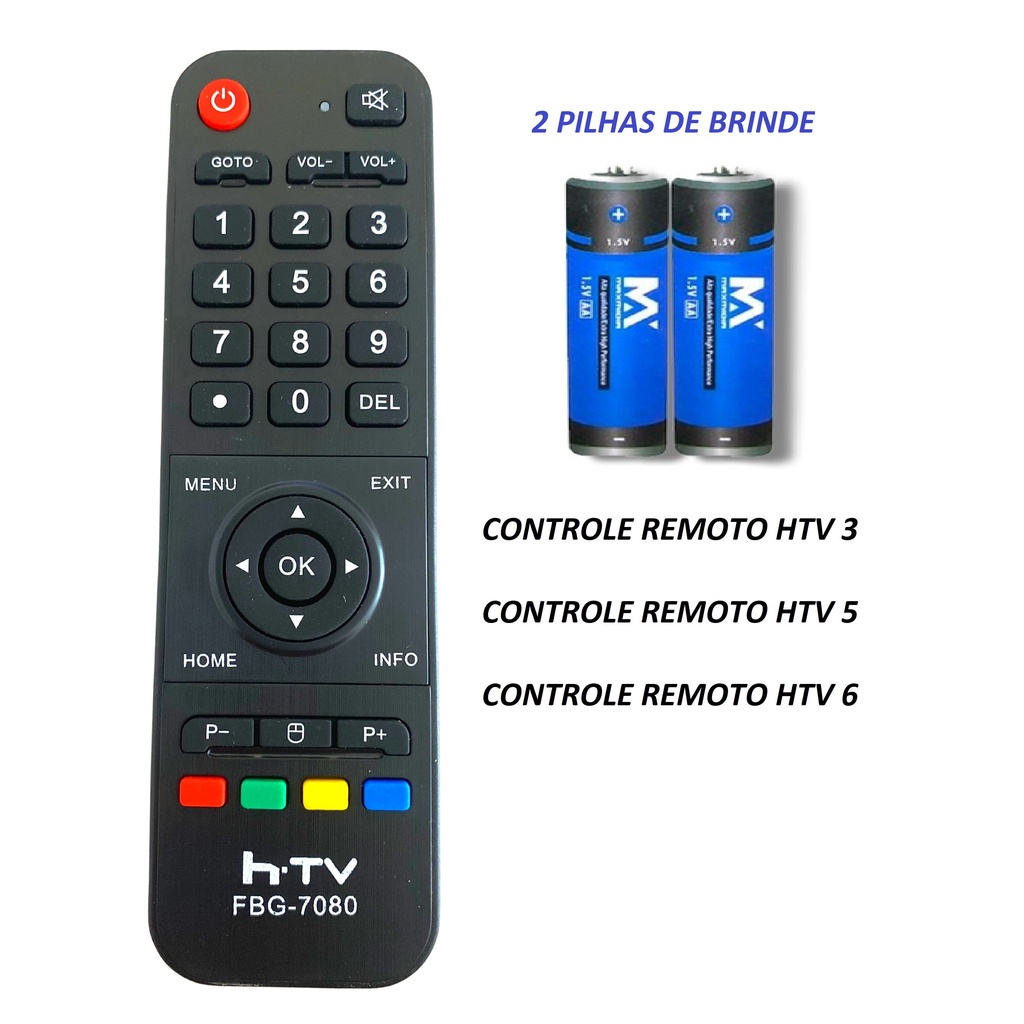 Telecomando Universale ESden Per HTV E IPTV - Compatibile Con HTV2, HTV3, HTV4, HTV5, HTV6, IP-TV5 - Nessuna Programmazione Necessaria - 5