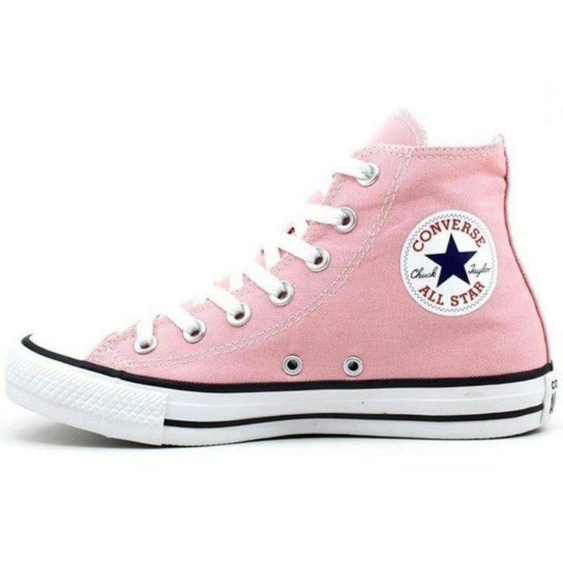 Fashion all star botinha rosa