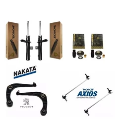 Kit Amortecedor Dianteiro Bandeja Bieleta Peugeot 206 207