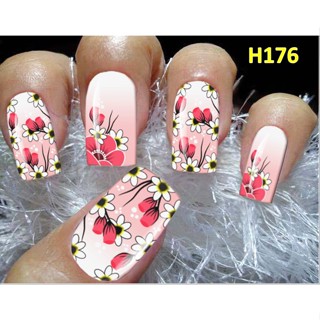 384 Películas Para Unhas 32 Cartelas Adesivos C Flores Kit 4 em Oferta na Shopee