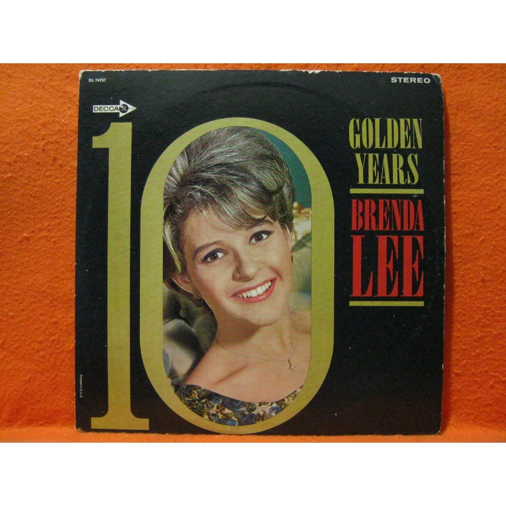 Brenda Lee 10 Golden Years Lp Disco Vinil Importado Encarte