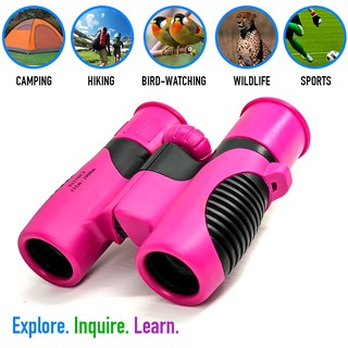 Binóculos VIEWKON KOREA PINK Para Óptica Real 8x21 De Alta Resolução Observação De Pássaros , Jogo Ao Ar Livre Compacto