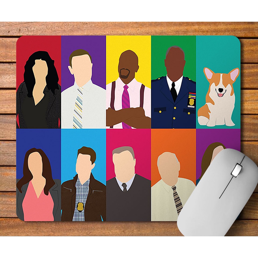 MOUSE PAD Brooklyn 99 Desenhos - Serie Mod#3 | Shopee Brasil