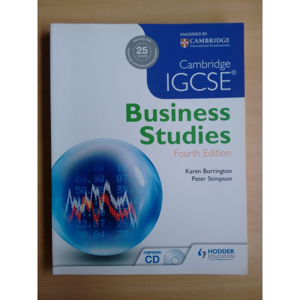 Livro Business Studies Cambridge Igcse Fourth Edition 433s