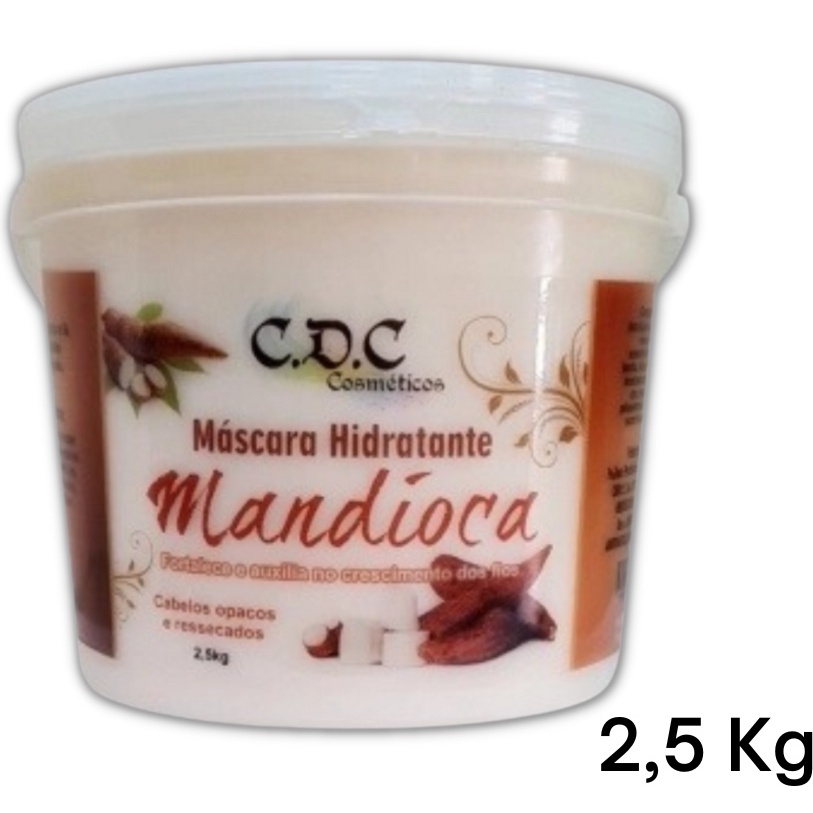 Mascara Hidratante Mandioca cdc 2,5Kg (Balde)