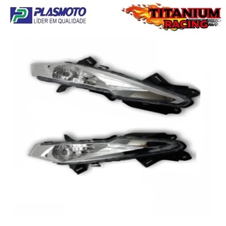 Par de Setas Pisca Dianteiro Honda Biz 110i 125 2018 a 2021 Original Plasmoto